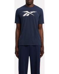 Reebok - Id Train Logo Easy Fit T-Shirt - Lyst