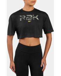 Reebok - Rbk Lab Cropped Graphic T-Shirt - Lyst