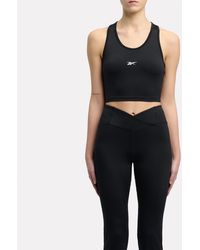 Reebok - Id Train Cropped Tank - Lyst