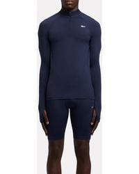 Reebok - Id Train Muscle Quarter Zip, Afmeting - Lyst