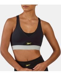 Reebok - Rbk Lab Medium Impact Sports Bra - Lyst