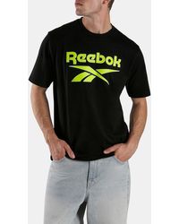 Reebok - High Density Logo T-Shirt - Lyst