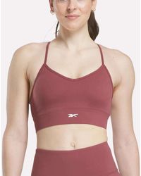 Reebok - Strappy Sports Bra - Lyst