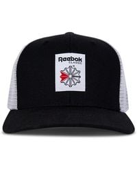 Reebok - Woven Patch Vector Trucker Cap - Lyst