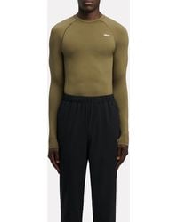 Reebok - Id Train Long Sleeve Muscle T-Shirt - Lyst
