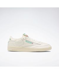 Reebok - Club C 85 Vintage Sneakers, Topchalk/Paperwhite/Glen_Green - Lyst