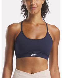 Reebok - Strappy Sports Bra - Lyst
