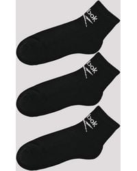 Reebok - Classic Core Ankle Socks (3 Pair Pack) - Lyst