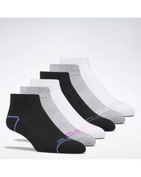 Reebok - Basic Quarter Socks 6 Pairs - Lyst