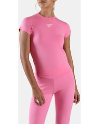 Reebok - Id Cap Sleeve T-Shirt - Lyst
