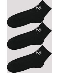 Reebok - Classic Core Ankle Socks (3 Pair Pack) - Lyst