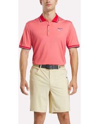 Reebok - Country Club Oxford Pique Polo Shirt - Lyst