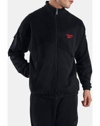 Reebok - Street Sport Vector Fleece Track Jacket - Lyst