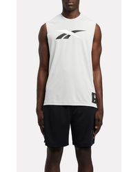 Reebok - Id Basketball Logo Tank - Lyst