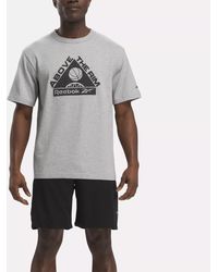 Reebok - Basketball Above The Rim Graphic T-shirt - Lyst