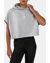 Reebok - Lux Graphic Sleeveless Hoodie - Lyst