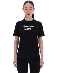 Reebok - Metallic Logo T-Shirt - Lyst