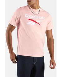 Reebok - Big Logo Crew Neck Tee - Lyst