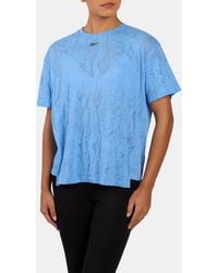 Reebok - Lux Fitness Training Burnout T-Shirt - Lyst