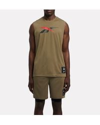 Reebok - Id Basketball Logo Tank - Lyst
