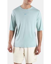 Reebok - Yoga Relaxed Long Line T-Shirt - Lyst