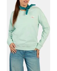 Reebok - Id Small Logo French Terry Crewneck Sweatshirt - Lyst
