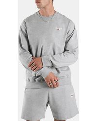 Reebok - Id Small Logo Crew Sweatshirt - Lyst