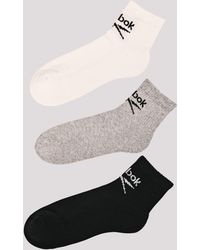 Reebok - Classic Core Ankle Socks (3 Pair Pack) - Lyst