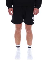 Reebok - Id 1-Color Logo Fleece Shorts - Lyst