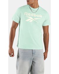 Reebok - Chad Big Logo Crew Neck Tee - Lyst