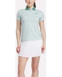 Reebok - Foulard Print Sleeveless Polo Shirt - Lyst