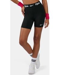 Reebok - Id Train Ruched Biker Shorts - Lyst