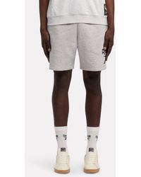 Reebok - Id 1-Color Logo Fleece Shorts - Lyst