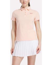 Reebok - Micro Pique Polo Shirt - Lyst