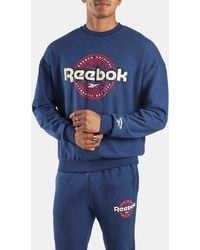Reebok - Id Crew Sweatshirt - Lyst