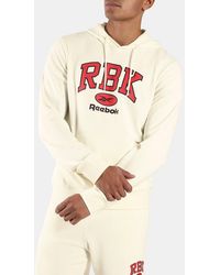Reebok - Rbk Collegiate Hoodie - Lyst