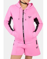 Reebok - Dreamblend Spacer Full Zip Hoodie - Lyst