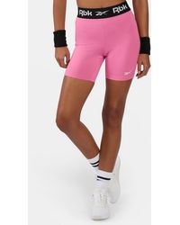 Reebok - Shorts Biker Fruncidos Id Train, Tamaño - Lyst