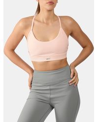 Reebok - Lux Strappy Sports Bra - Lyst
