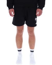 Reebok - Id 1-Color Logo Fleece Shorts - Lyst