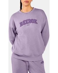 Reebok - Prep Chenille Crew Sweatshirt - Lyst