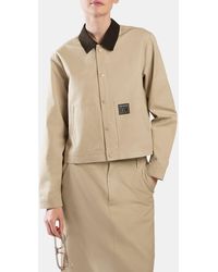 Reebok - Workwear Cropped Canvas Jas Jasunisex, Afmeting - Lyst