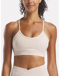 Reebok - Lux Strappy Sports Bra - Lyst