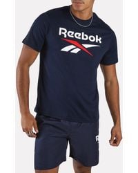 Reebok - Bruno Big Logo Crew Neck Ss T-Shirt - Lyst