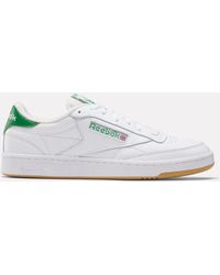 Reebok - Club C 85 Vintage Sneakers, /Glengreen/ Rubbber Gum - Lyst