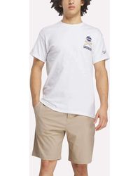 Reebok - Crushers Stacked Logo Tee - Lyst