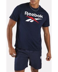 Reebok - Bruno Big Logo Crew Neck Ss T-Shirt - Lyst