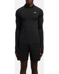 Reebok - Id Train Muscle Quarter Zip - Lyst