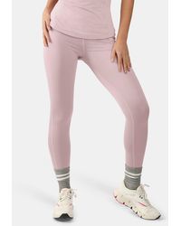 Reebok - Lux Metallic High Rise Leggings - Lyst