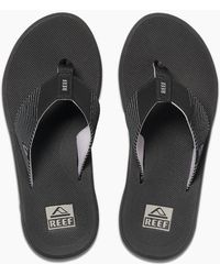 mens black reef sandals